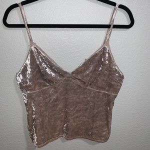 crushed velvet top